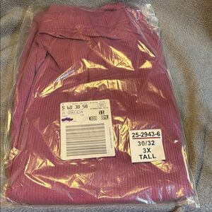 Woman Within Ribbed Pull-On Stretch Pants in Purple